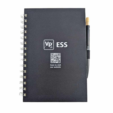 VP ESS  A5 Notebook & Reborn Pen Set - Spiral