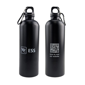 VP ESS Oregon Recycled Stainless Steel Water Bottle With Carabiner 750ml